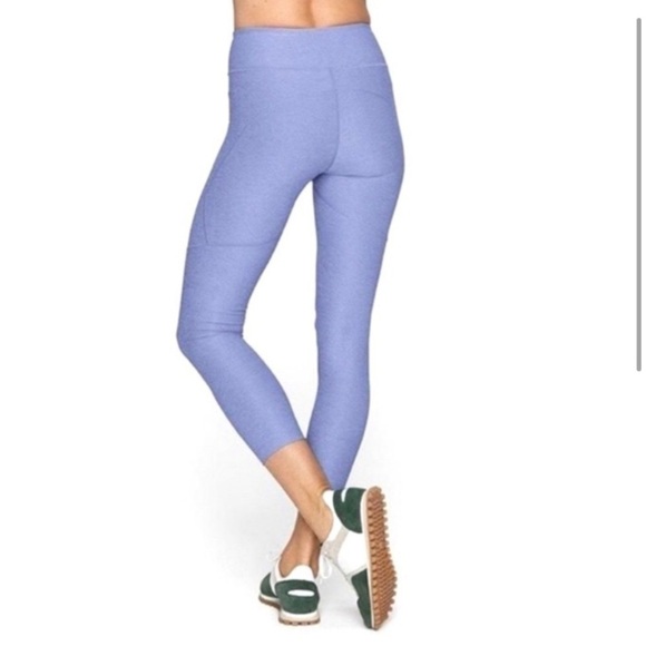 Outdoor Voices Lilac Crop Warm Up Leggings - Picture 2 of 6
